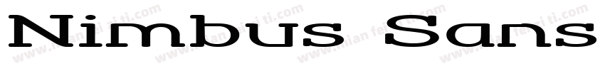Nimbus Sans Extend字体转换